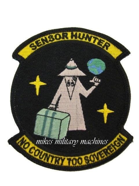 NRO Sensor Hunter Area 51 Military Intelligence Space Black Ops Covert Patch New
