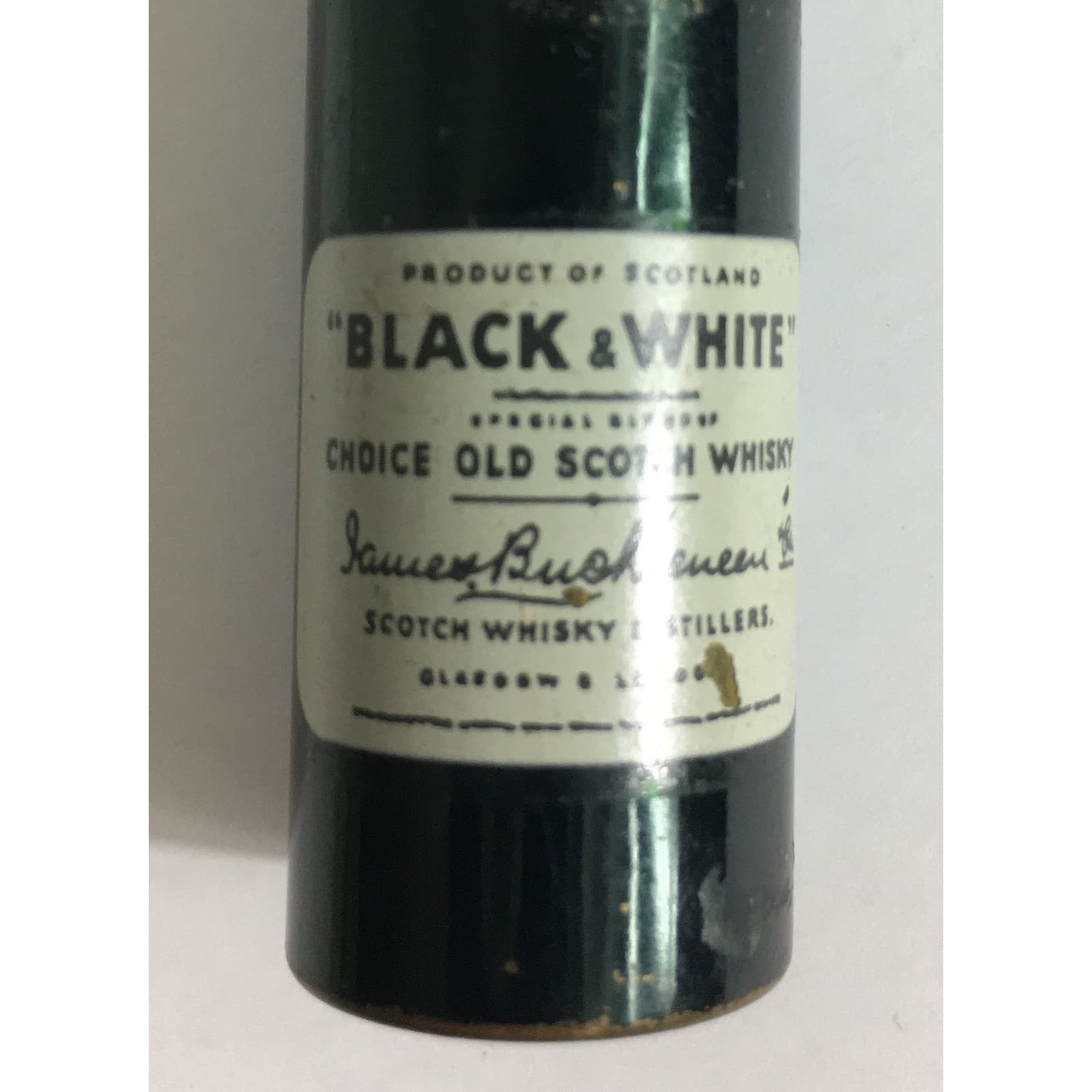 Vintage Black & White Scotch Whisky Bottle Opener West Germany Barware 4