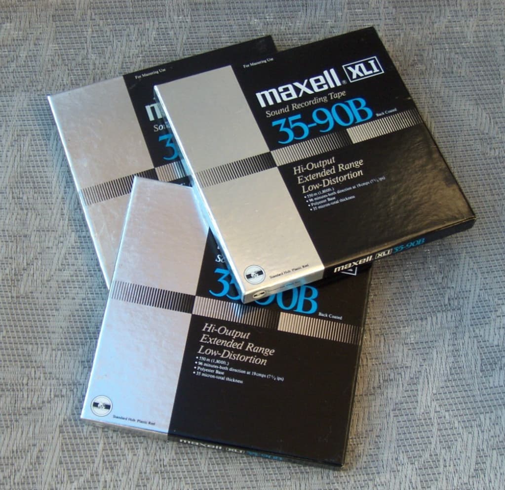 Maxell LXI 35-90B Lot of 3 Reel to Reel