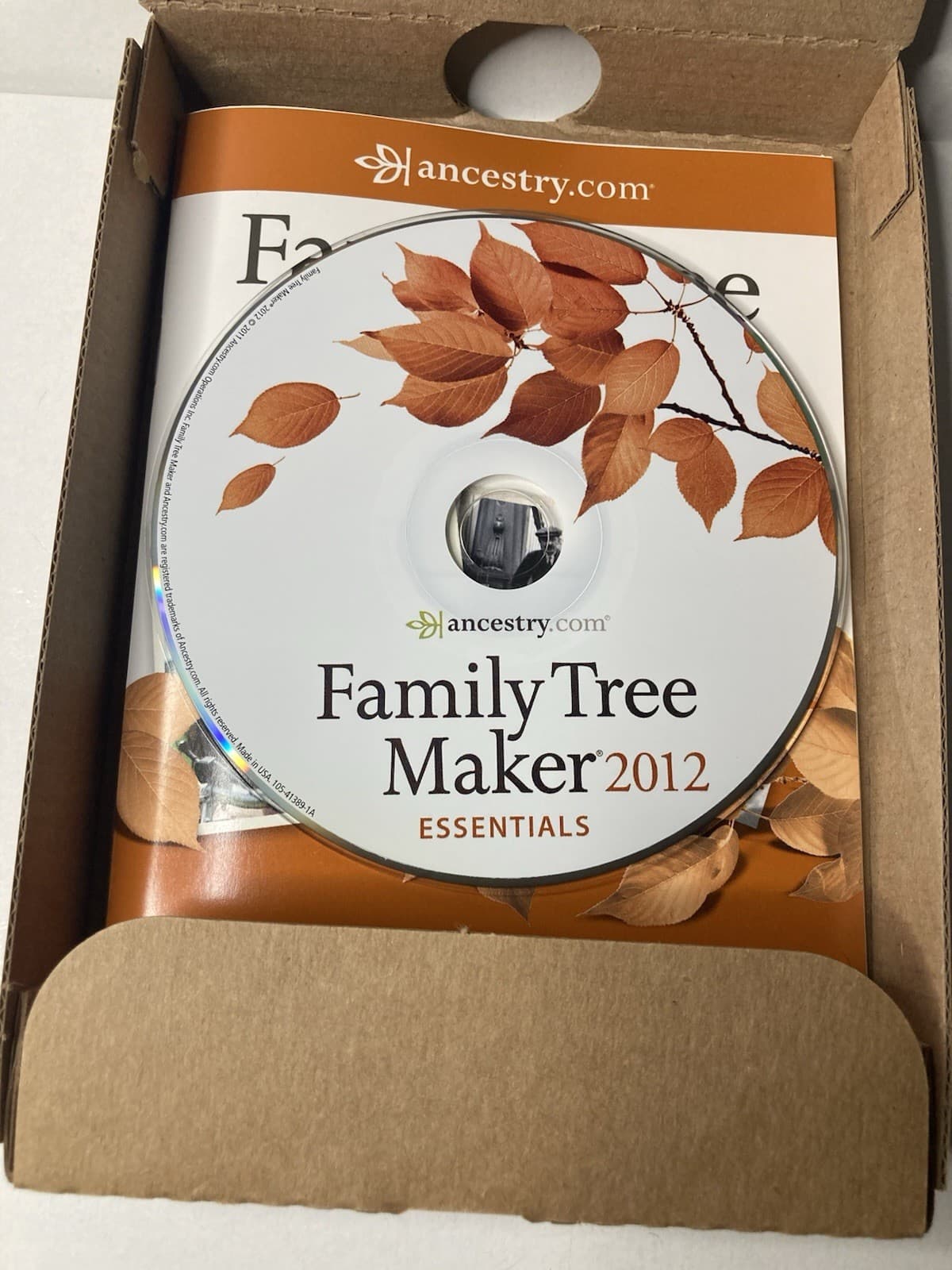Family Tree Maker Essentials Ancestry.Com 2012 Preowned 6