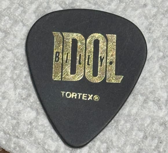 Billy Idol Guitar Pick Custom Concert Tour Stage Plectrum Pick Billy's VERY RARE 2