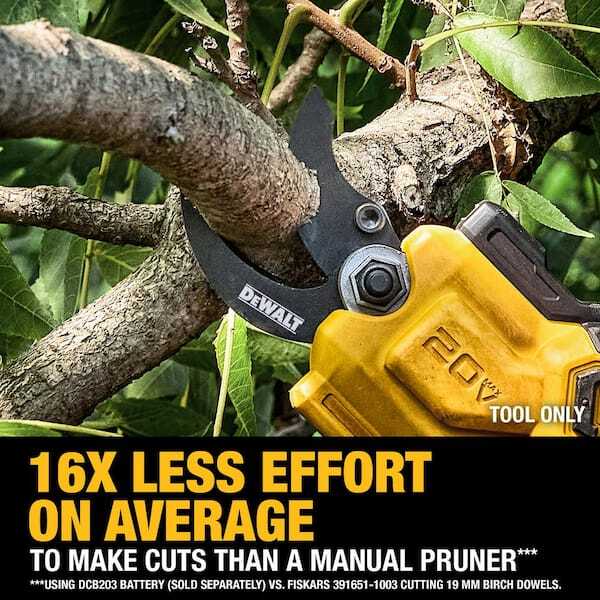 DCPR320B 20V MAX Cordless Battery Powered Pruner (Tool Only) 6