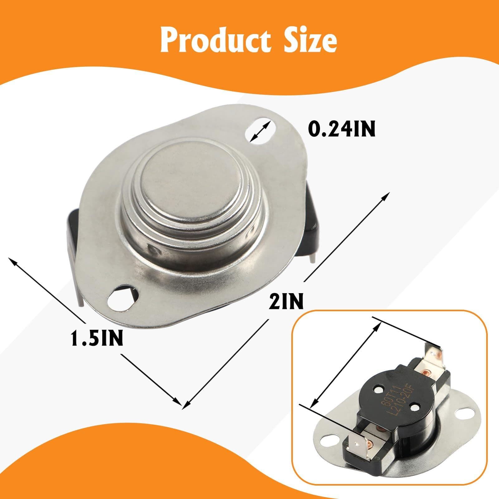 L210-20F Furnace Limit Switch for ICP Heil Tempstar Carrier Replace for 31340... 5