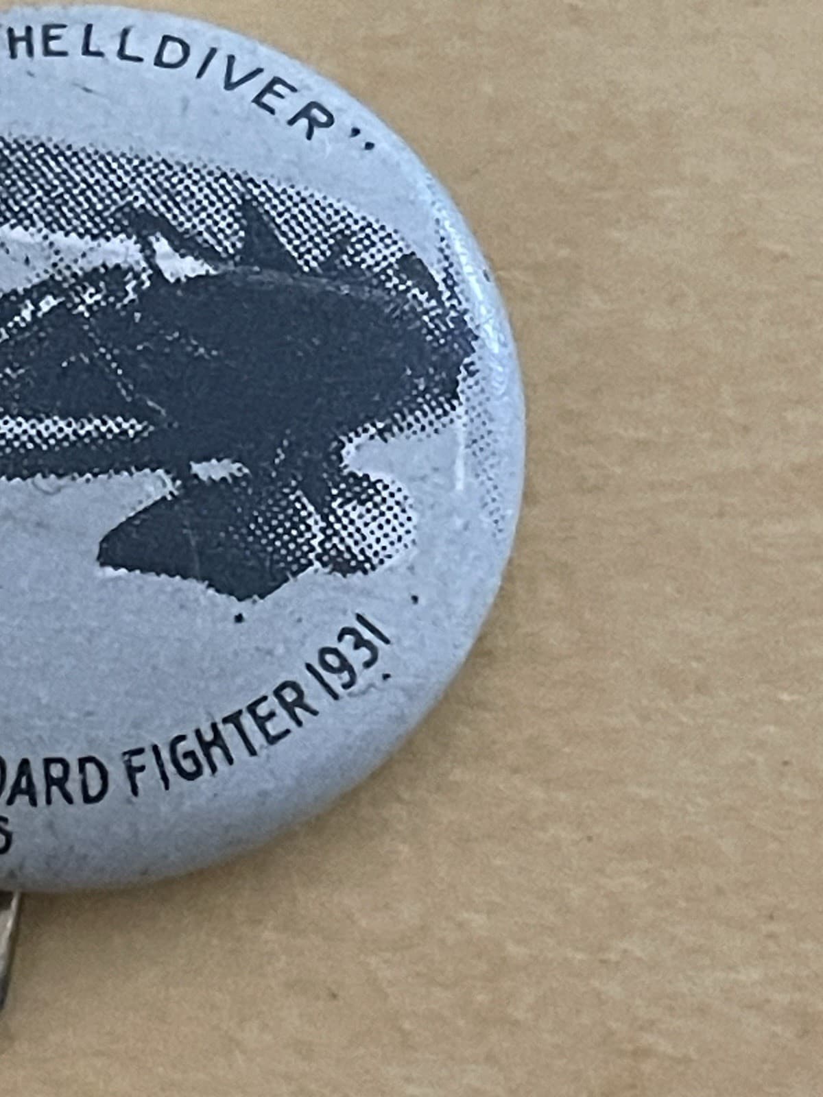 Navy “Helldiver” Pin 1931 Curtiss Shipboard Fighter 25 Greenduck Co. Chicago 4