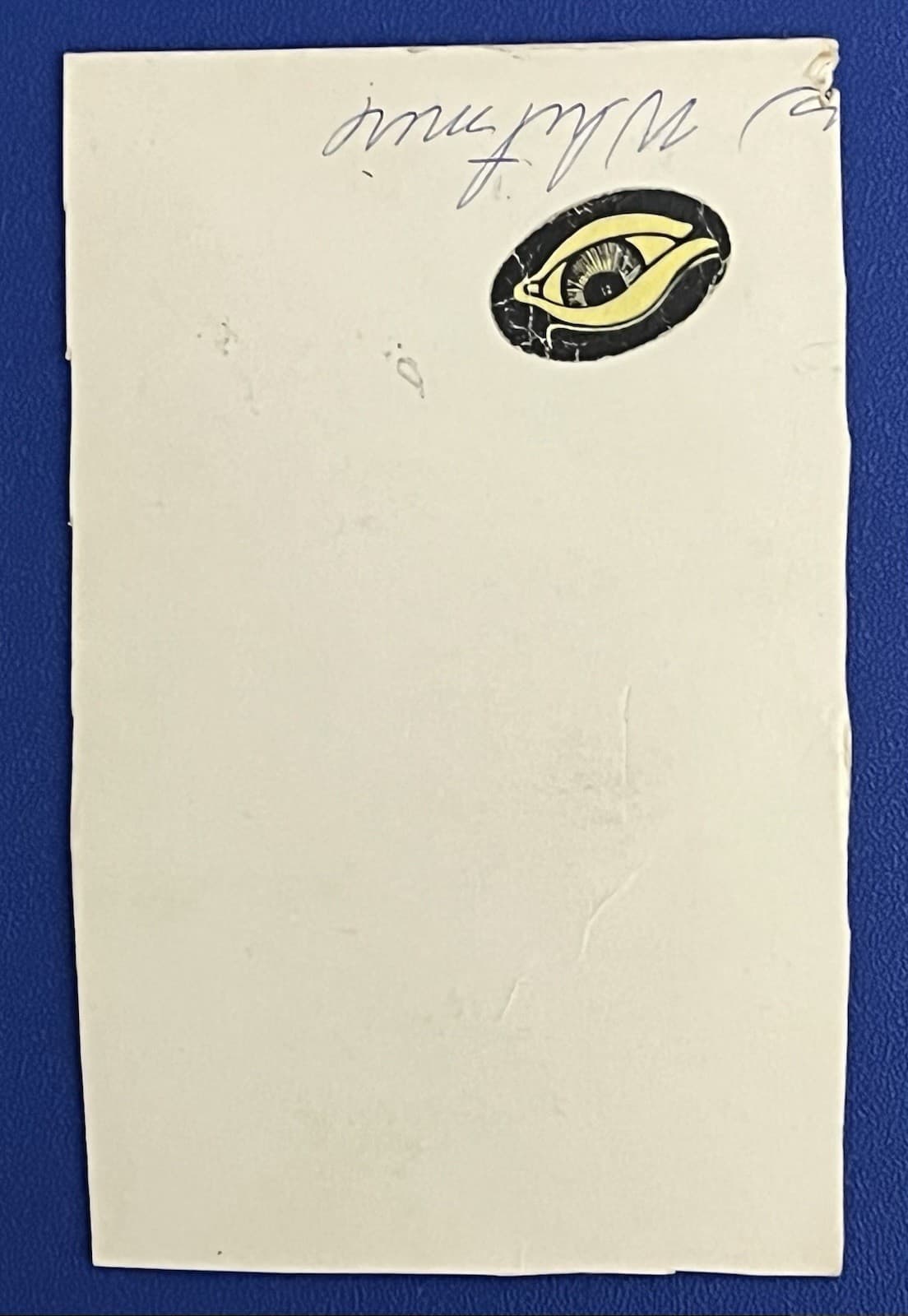 1970s Ivan Putski Signed Autographed Wrestling Card (Hand Cut Box) Polish Power 2