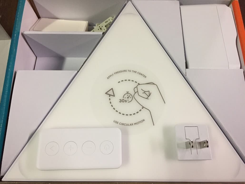 EcoSmart Smart Color Changing Dimmable 5 Geometric Triangle LED Light Panels 5