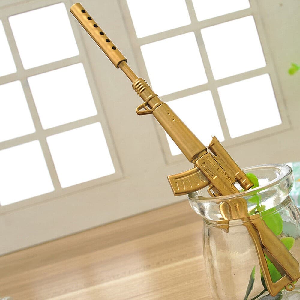 1Pc Rifle Shape Ballpoint Pen Black Ink Stationery Ball Point Novelty Pen NEW! 3