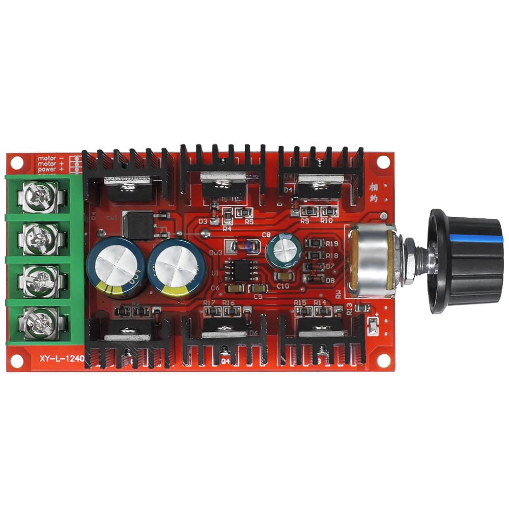 DC 10-50V 40A PWM DC Brush Motor Speed Controller HHO RC 12V 24V 48V 2000W MAX 5