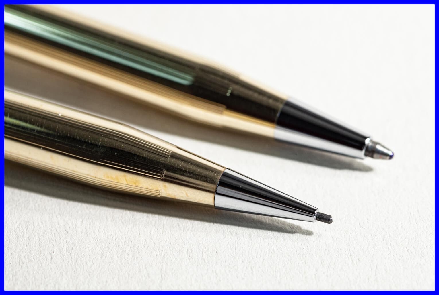 Cross Set Ballpoint Pen + Pencil with Box in 10KT Gold - Made in Ireland 6