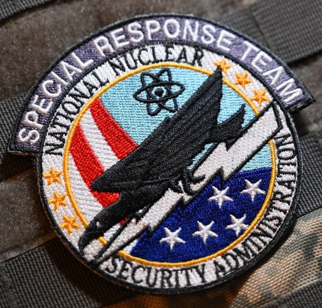 US NUCLEAR SECURITY ADMINISTRATION SPECIAL REACTION TEAMS SRT vêlkrö GRAY PATCH 3
