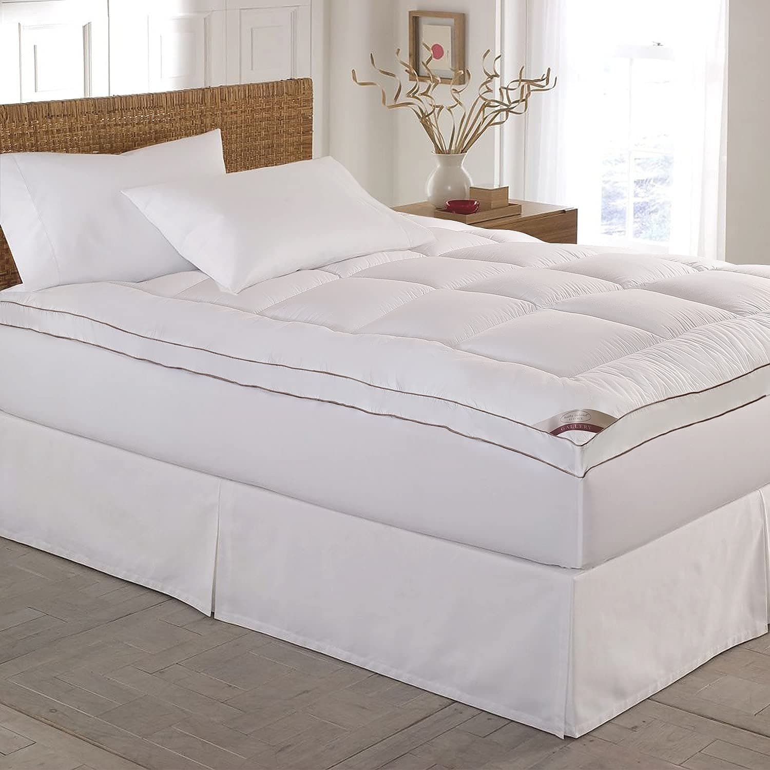 Kathy Ireland King Size Mattress Pad, Quilted Fitted Mattress Topper - Extra ...