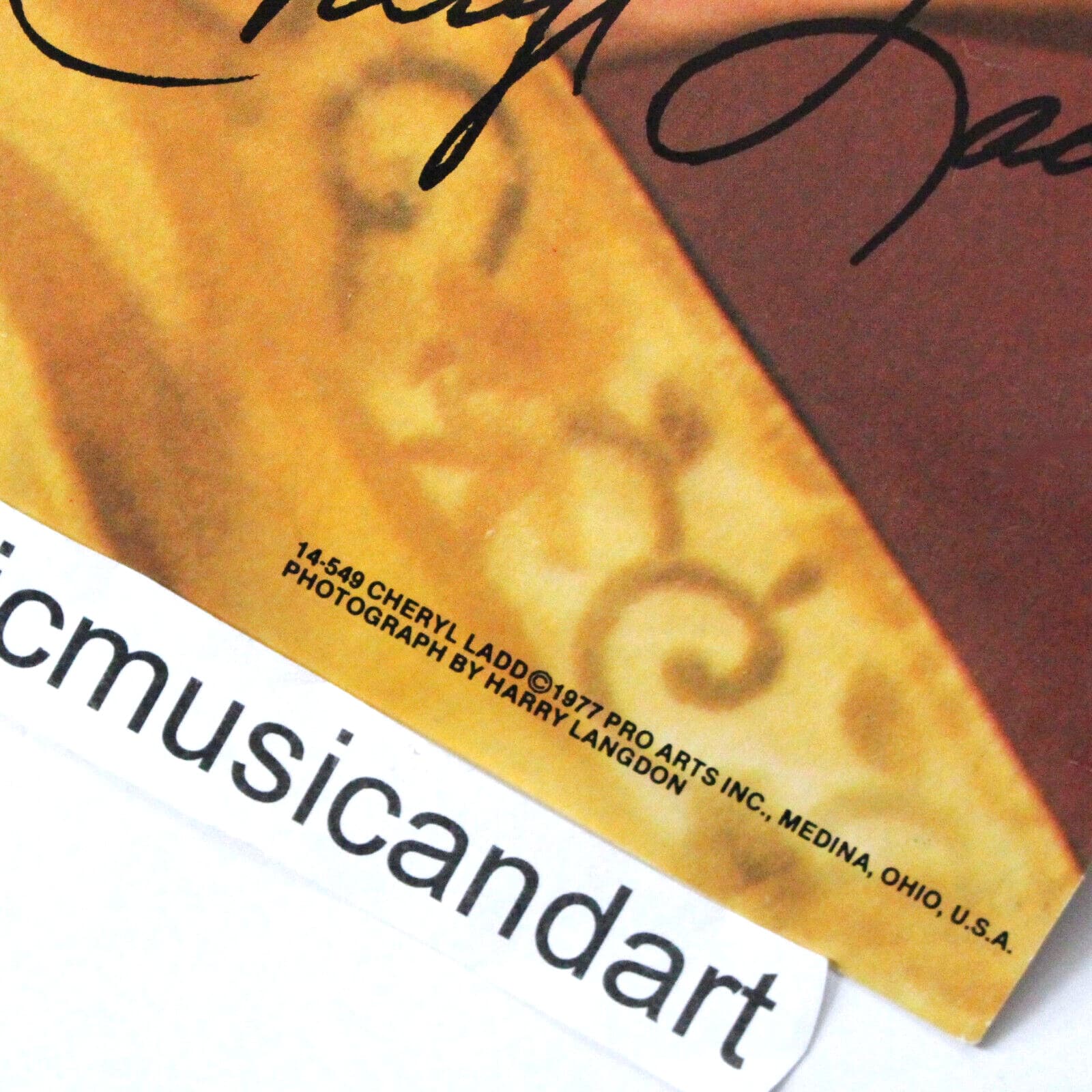 BEAUTIFUL 1977 ORIGINAL CHERYL LADD POSTER VINTAGE CHARLIE'S ANGELES 4