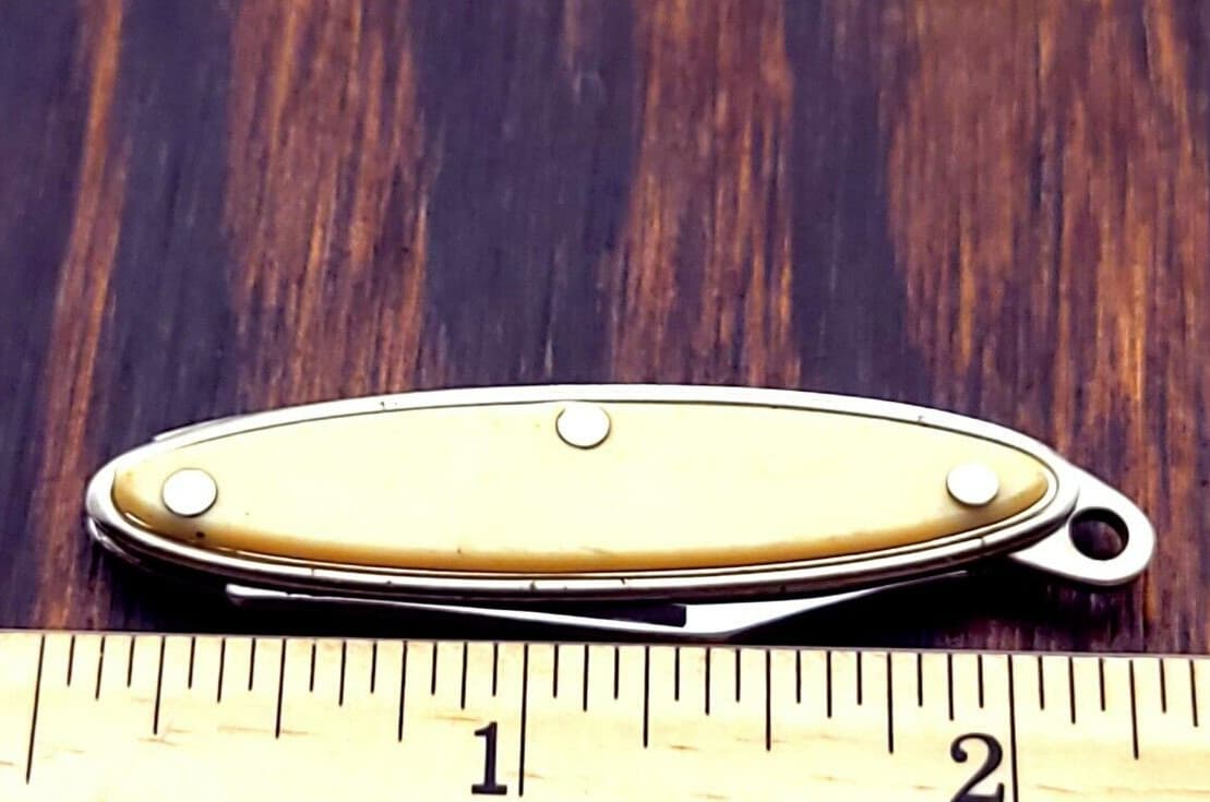 Vintage Prov Cut Co Mini Folding Keychain Knife Made in Usa 4