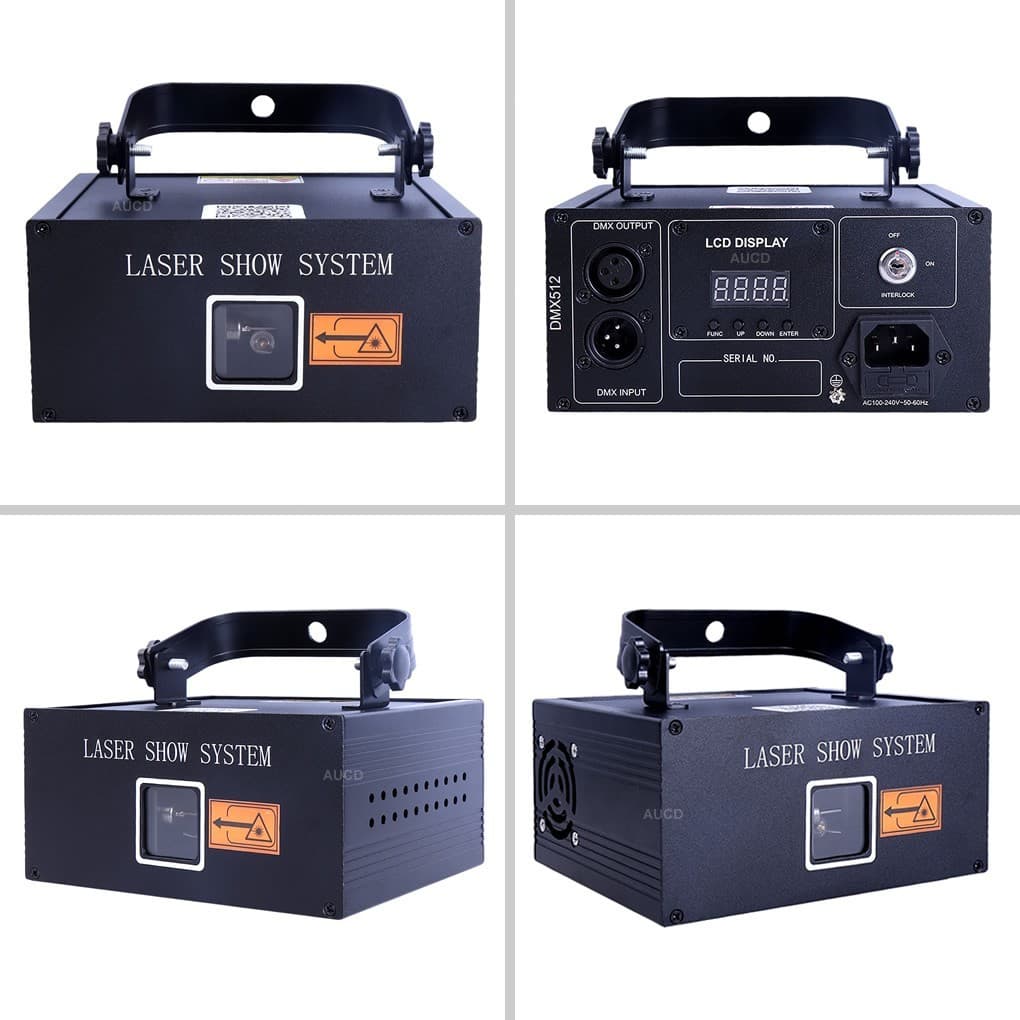 iOS Android App 3W RGB Animation DMX DJ Party Show Stage Projector Laser Lights 3