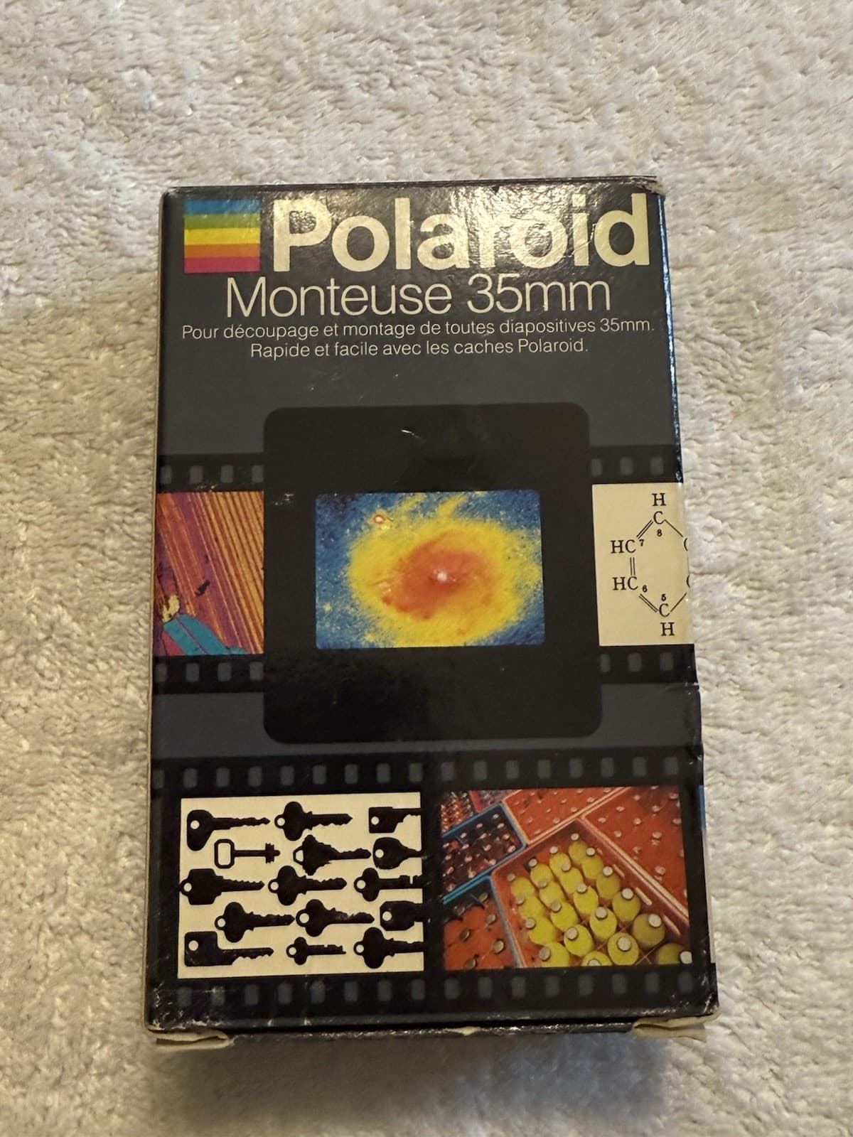 Polaroid 35mm Slide Mounter Transparency Film Cutter NEW in Original Box 6