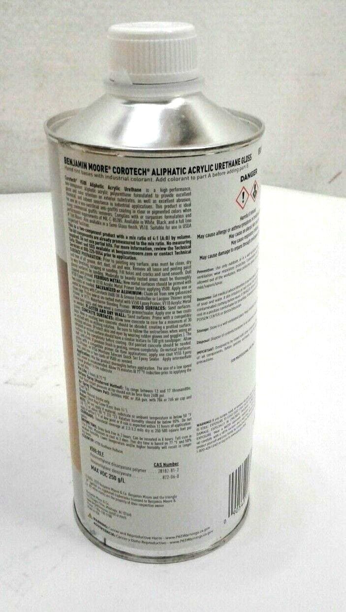 Benjamin Moore Aliphatic Acrylic Urethane Gloss Part B Catalyst V500-90  24oz 2