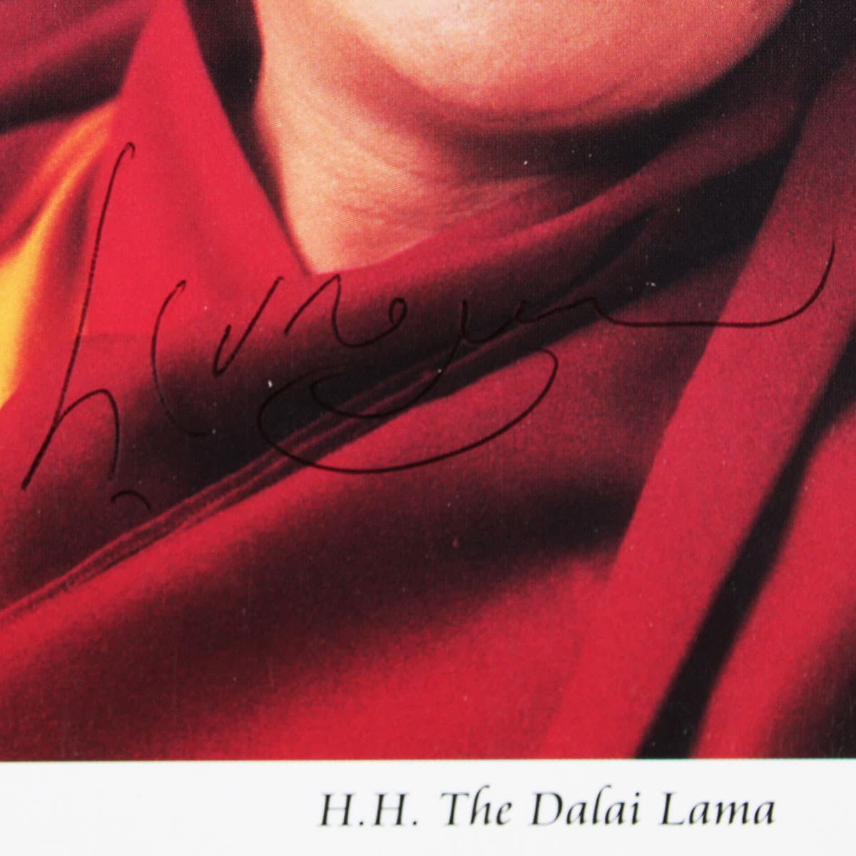 Dalai Lama Signed Photo 5x7 - COA JSA 2
