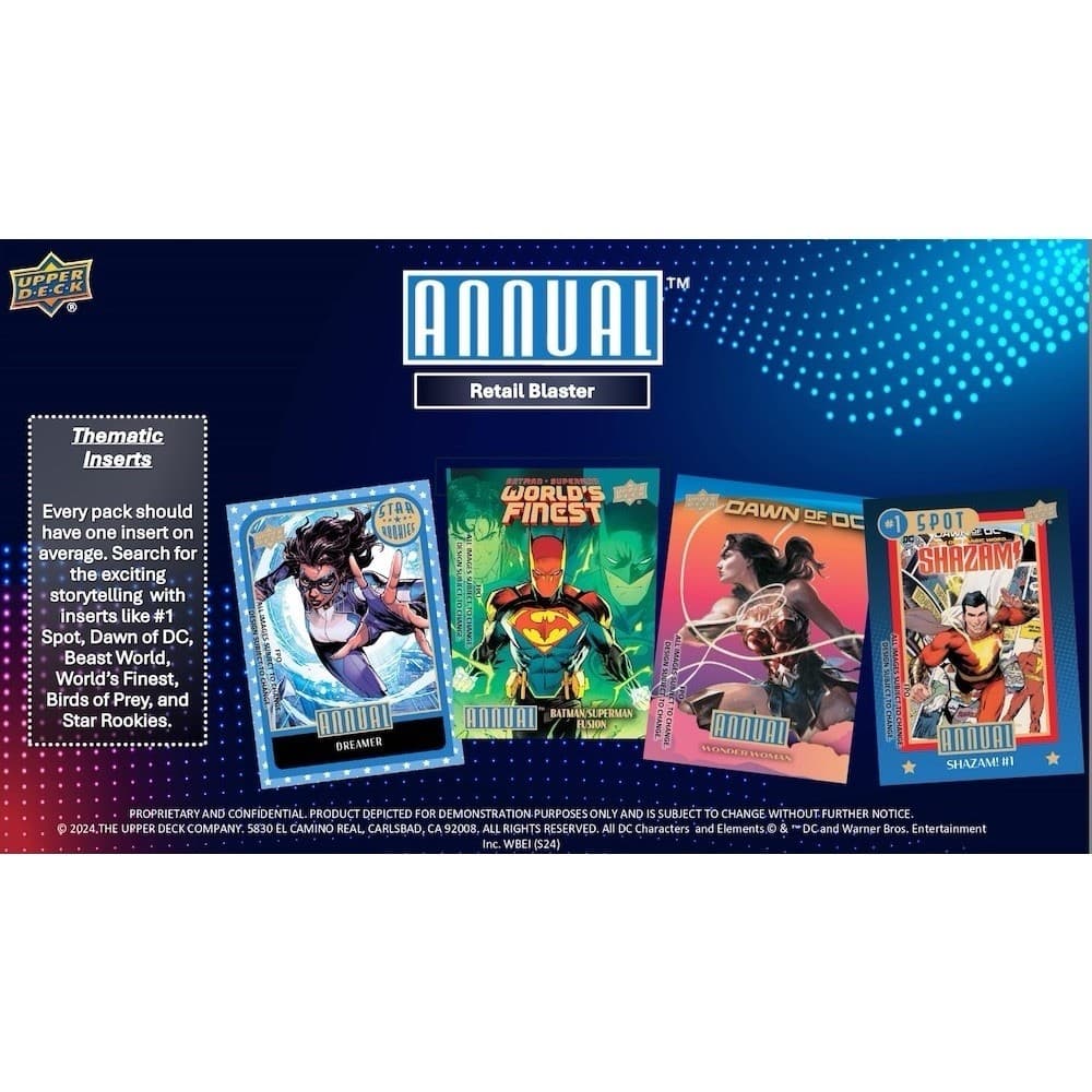 2023-24 Upper Deck DC Annual 6-Pack Blaster Box - IN HAND! NEW RELEASE 🔥 5