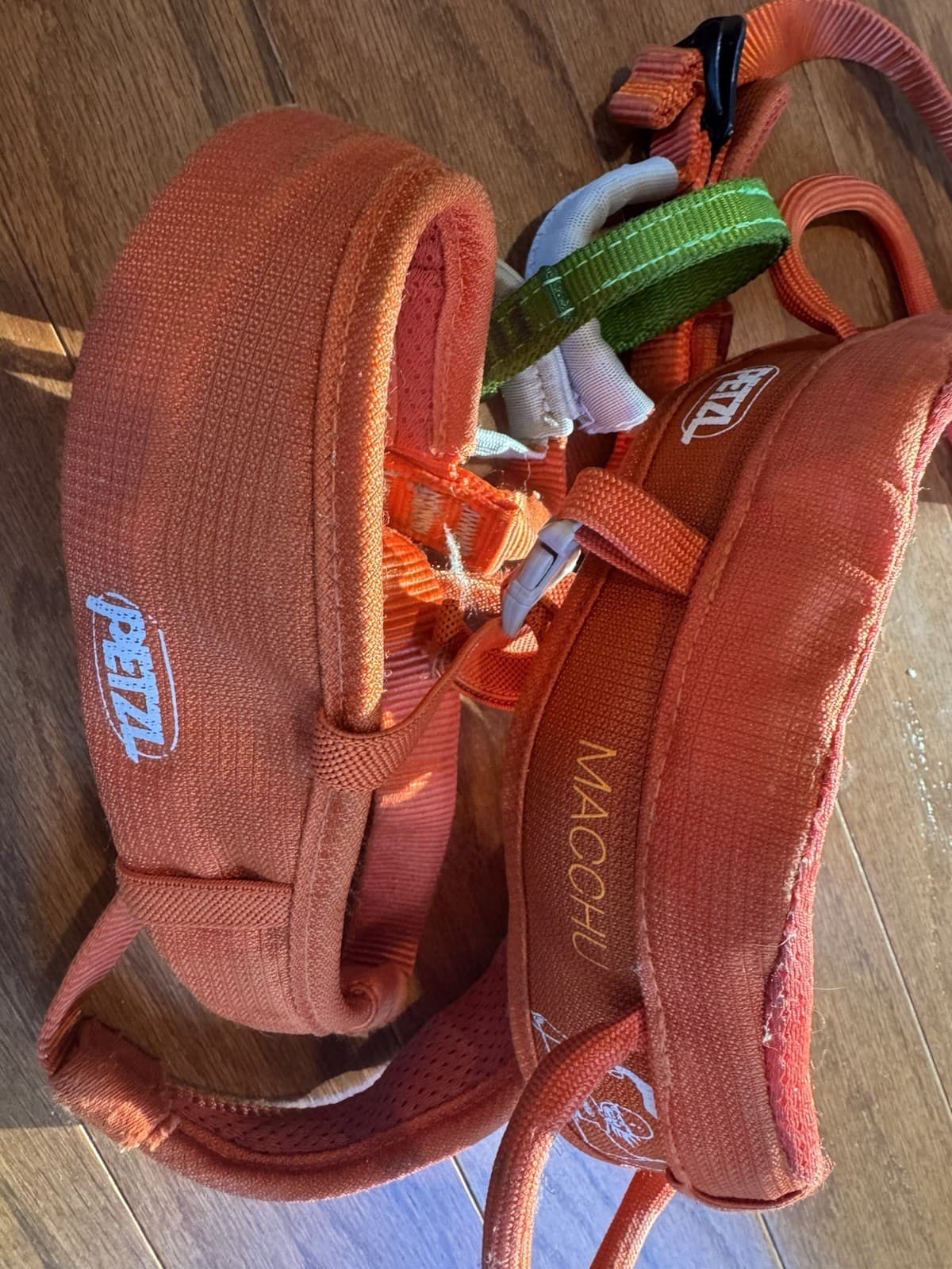 Petzl Macchu Kid’s Rock Climbing Harness Orange  3