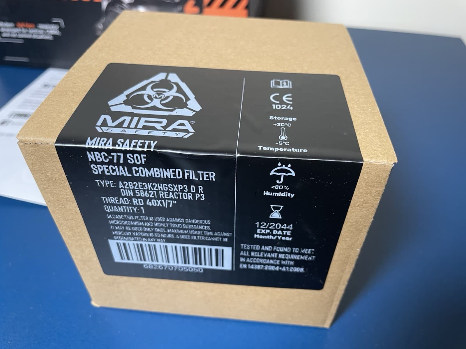 MIRA Safety Tactical Gas Mask w/ Drinking System And 2 Filters - Black (CM8M) 6