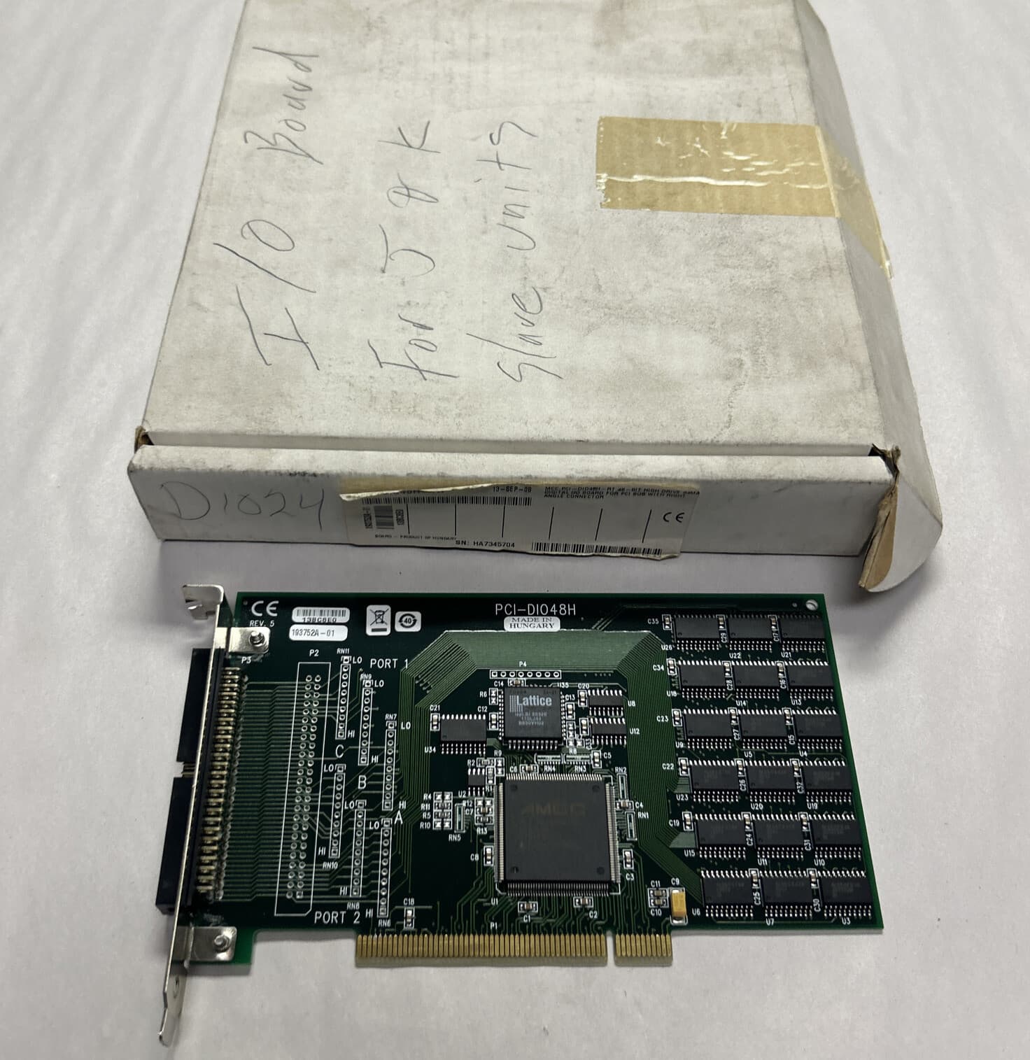 MEASUREMENT COMPUTING,PCI-DI048H,48 CHANNEL PCI BOARD NOS