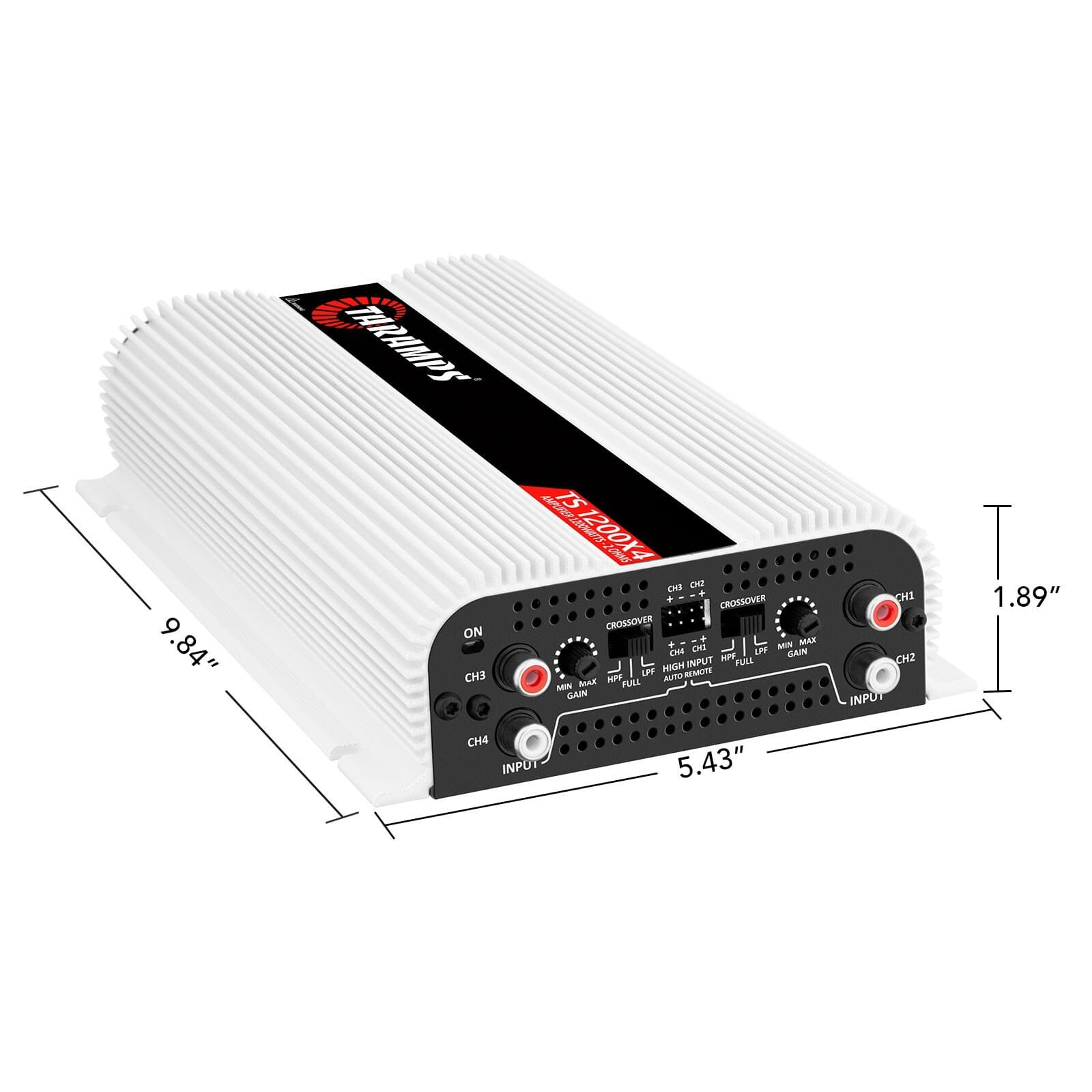 [US SELLER] Taramps TS 1200x4 Car Audio Amplifier 1200W RMS 2 Ohms 4 Channels 4