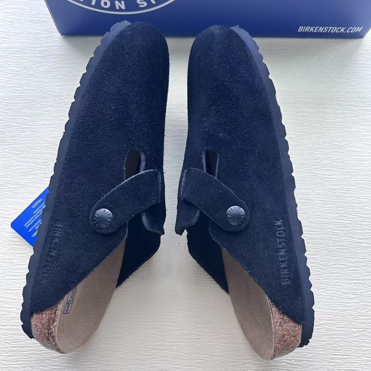 New Birkenstock Boston Clogs Black Suede Soft Footbed Unisex Shoes Size EU 37-45 5