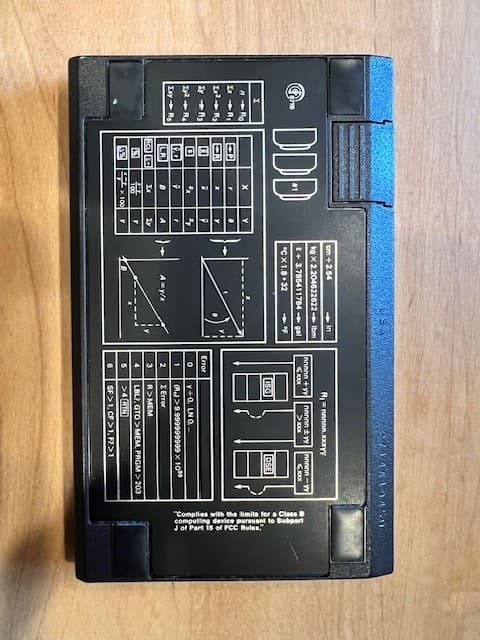 HEWLETT-PACKARD HP-11C  Scientific Calculator Vintage Mint Condition WITH Manual 3