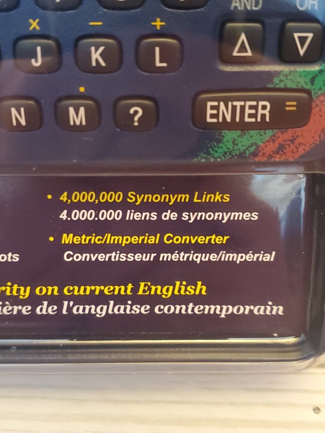 1999 Seiko Consise Oxford Dictionary Thesaurus & Spellchecker Model ER6000 NEW 4