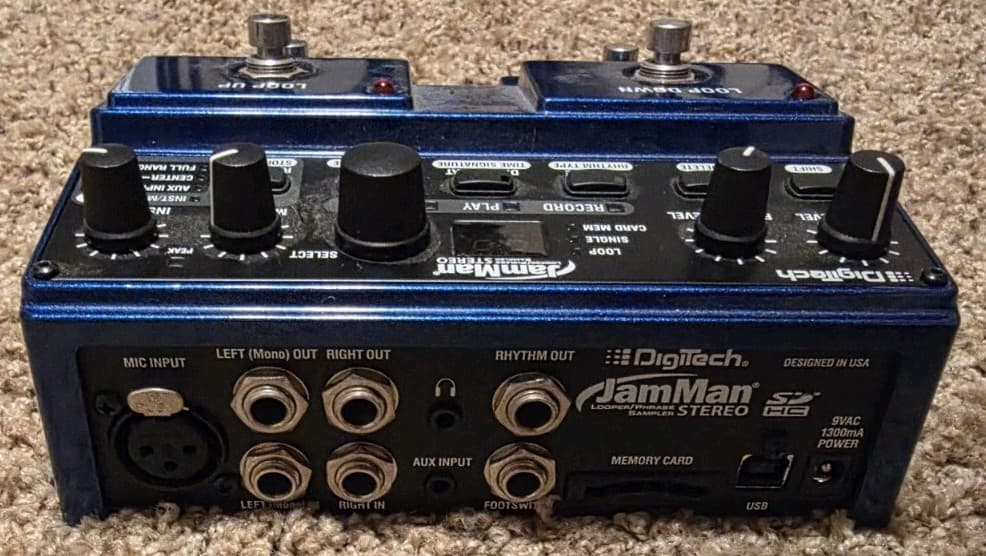 DigiTech JamMan Stereo Looper/Phrase Sampler JML2V-01 Tested NO POWER CORD 4