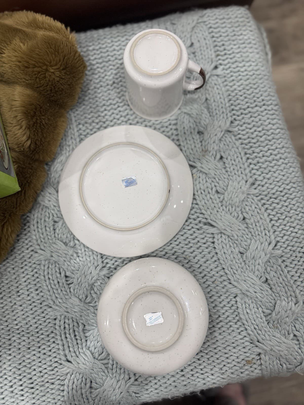 Vintage Interpret 3 Piece Stackable Boy Dish Set Featuring Plate, Mug And Bowl 4