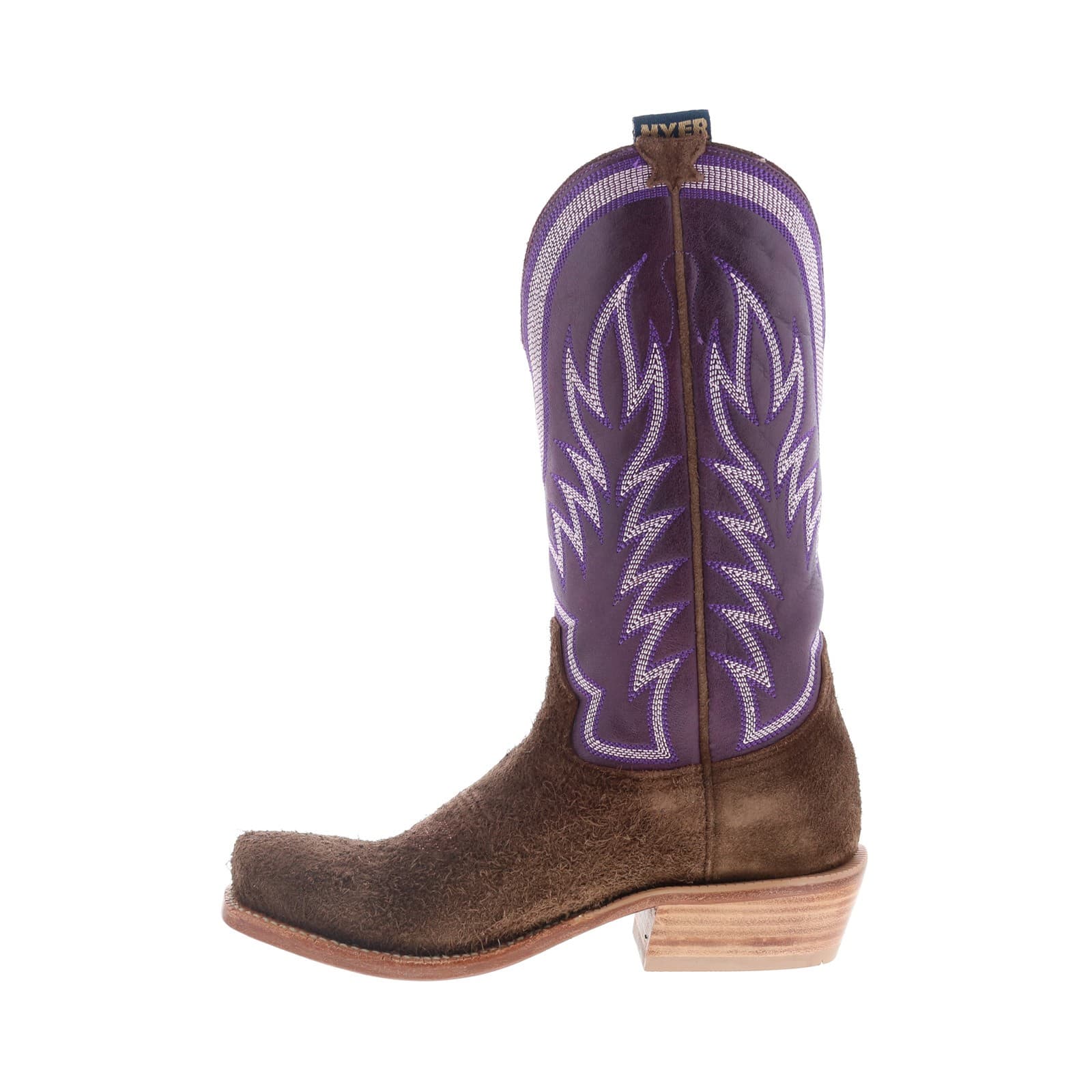 Hyer Culver 13" HM12009 Mens Brown Leather Slip On Western Cowboy Boots 5