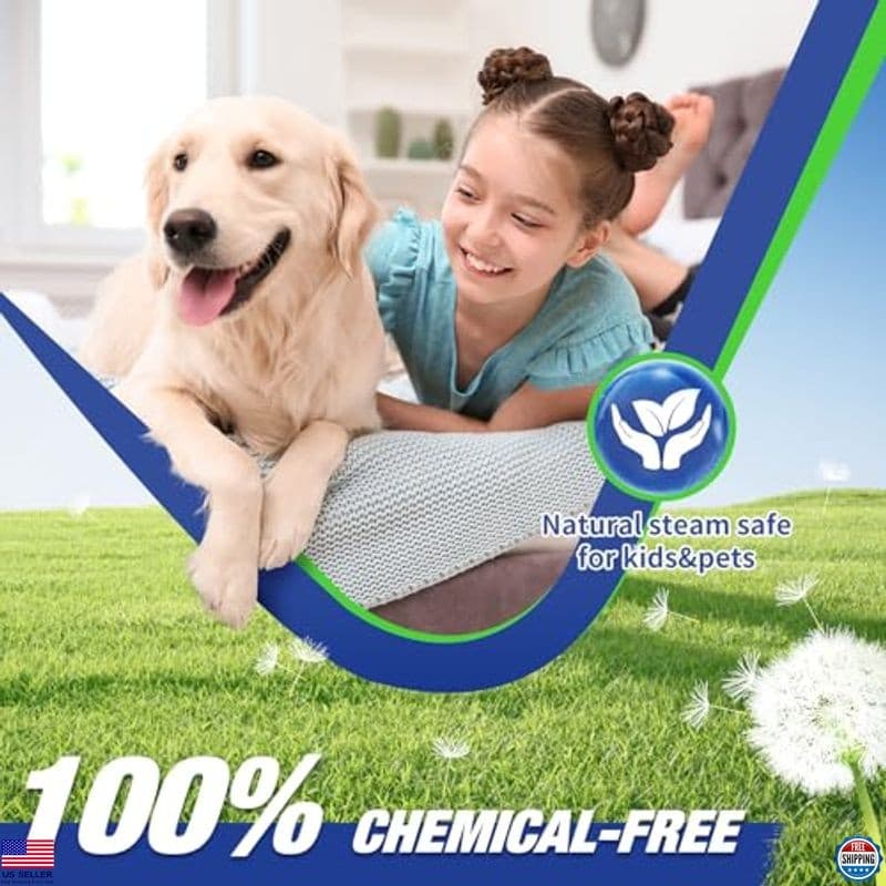 TOTTE 2500W Handheld Steam Cleaner - Portable 6-Gear with 3 Brushes for Floors 5