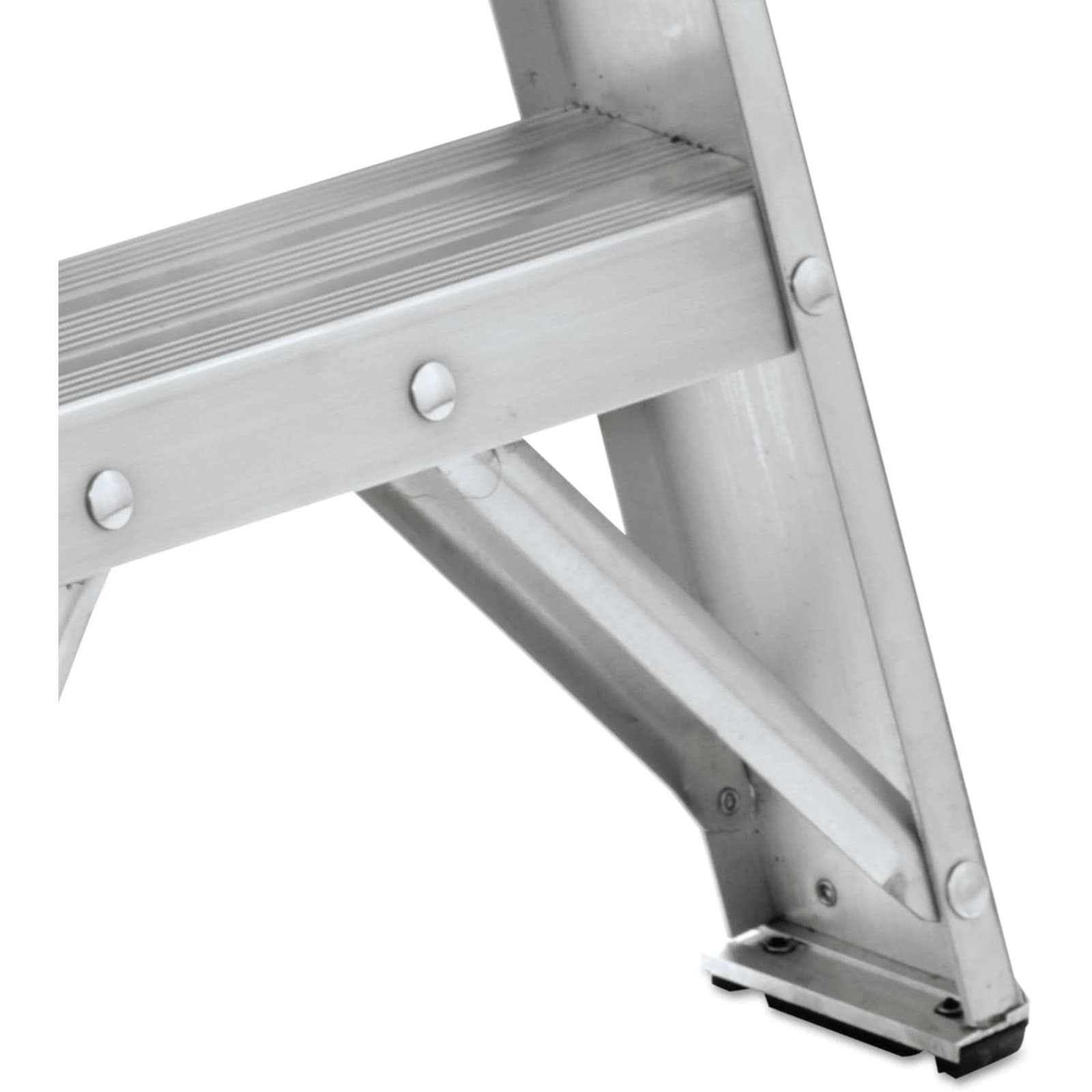 Louisville (#AS3002) ANSI rated, Type IA Heavy Duty Aluminum Step Stool, 2 ft 4