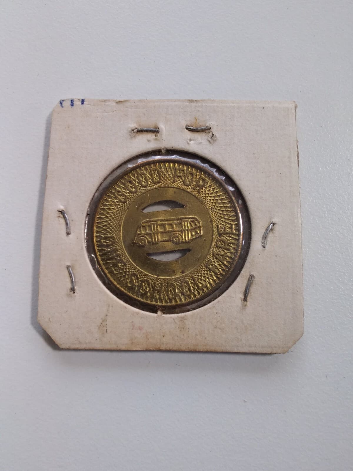 Griffin Georgia Token Vintage Mid Century Lucky Coin Motor Coach Bus C 4