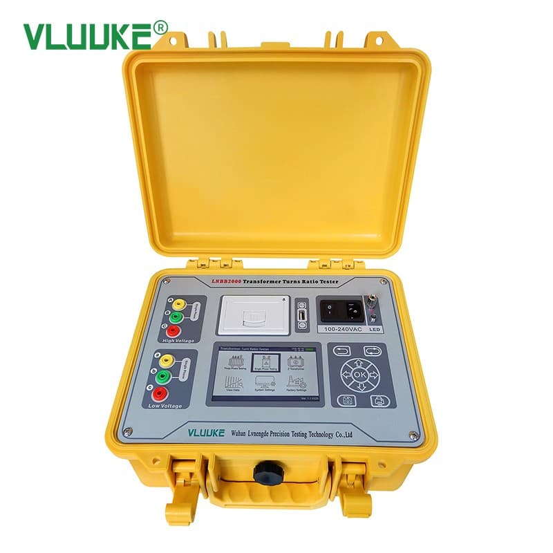 3 Phase Voltage Transformer Ratio Tester Turns Ratio Group Meter TTR Testing