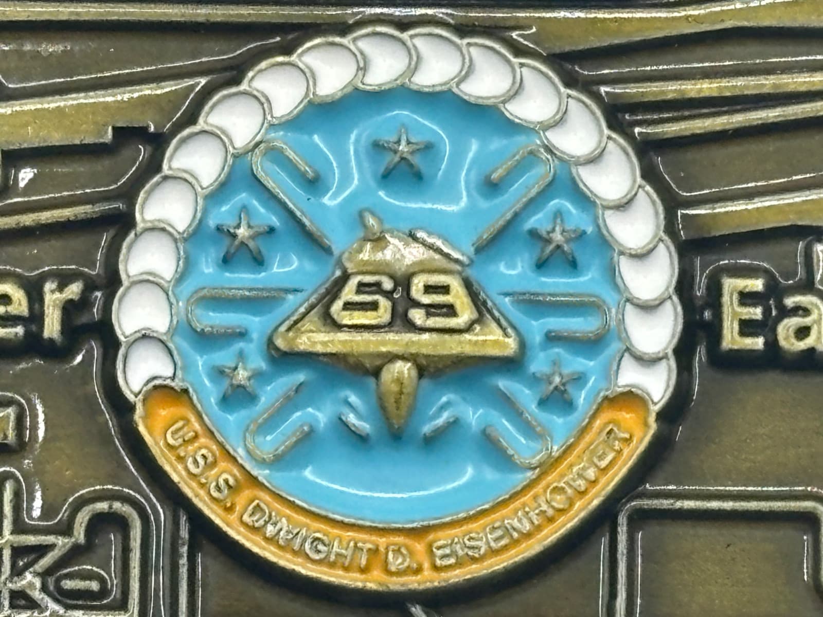 Nimitz Class Aircraft Carrier Challenge Coin Set - 10 U.S. Navy Coins 6