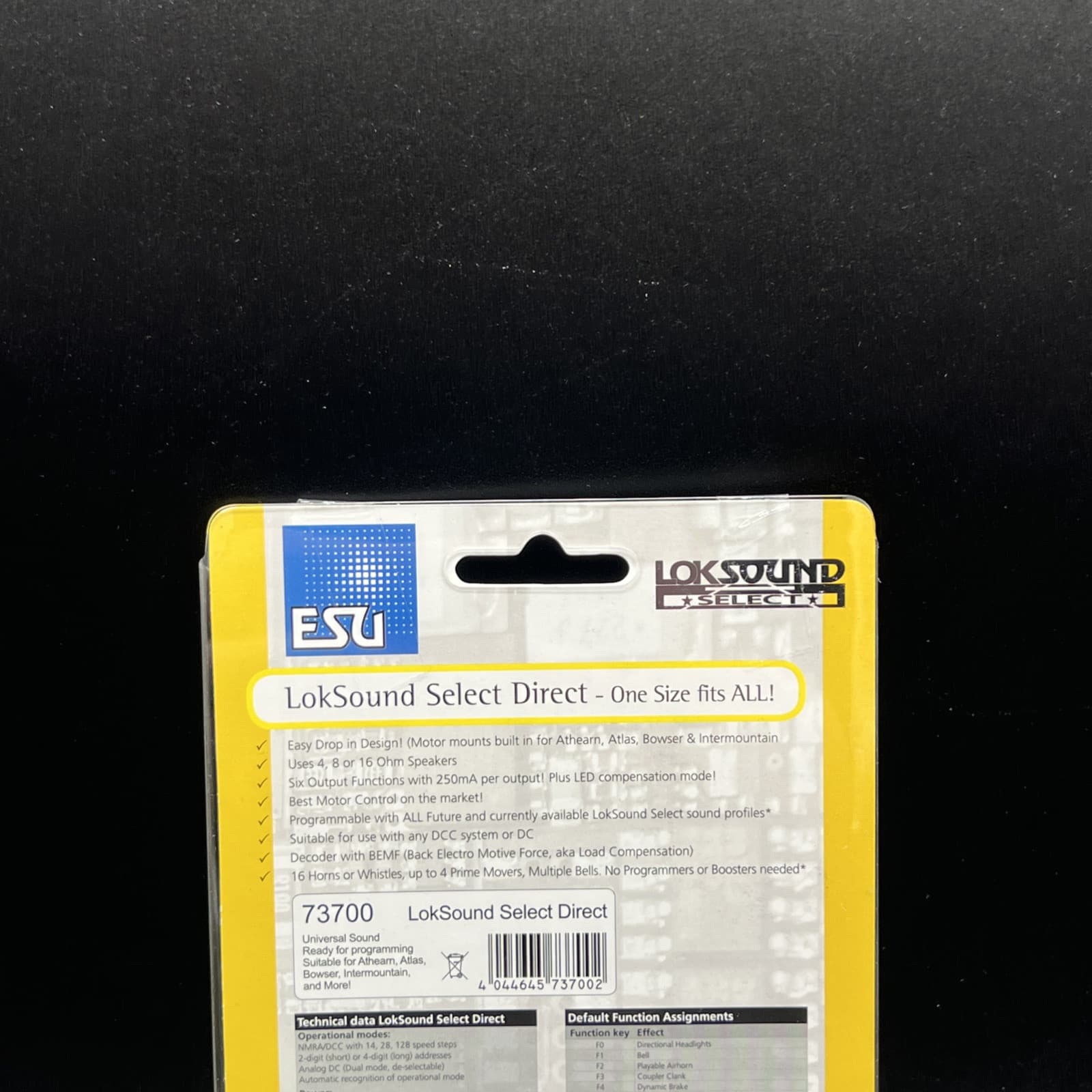 NOS ESU Loksound Direct 73700 Universal Sound Decoder  2