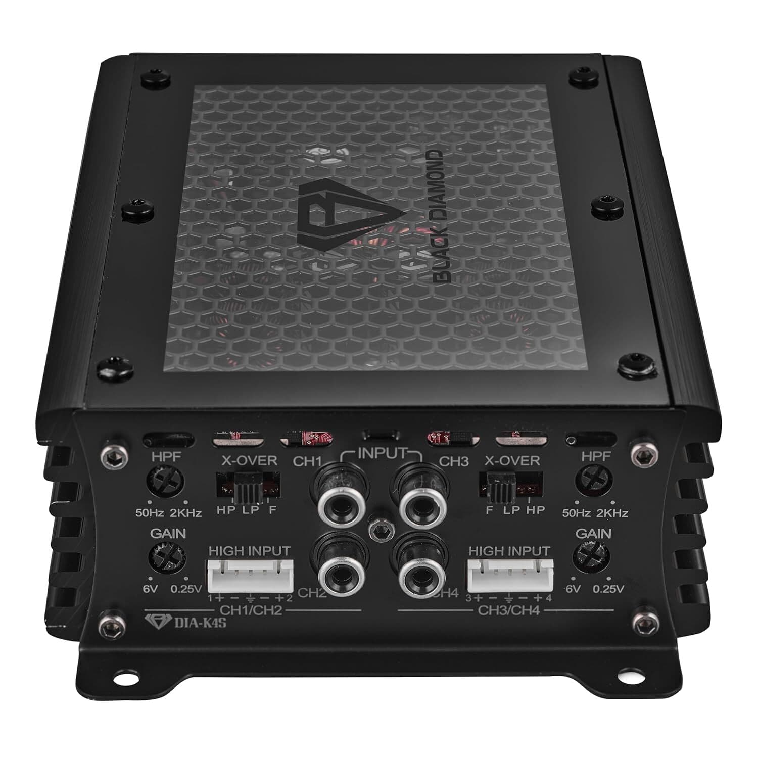 Black Diamond DIA-K4S Full Range Class D 4-Channel Amplifier 1000 Watts 4