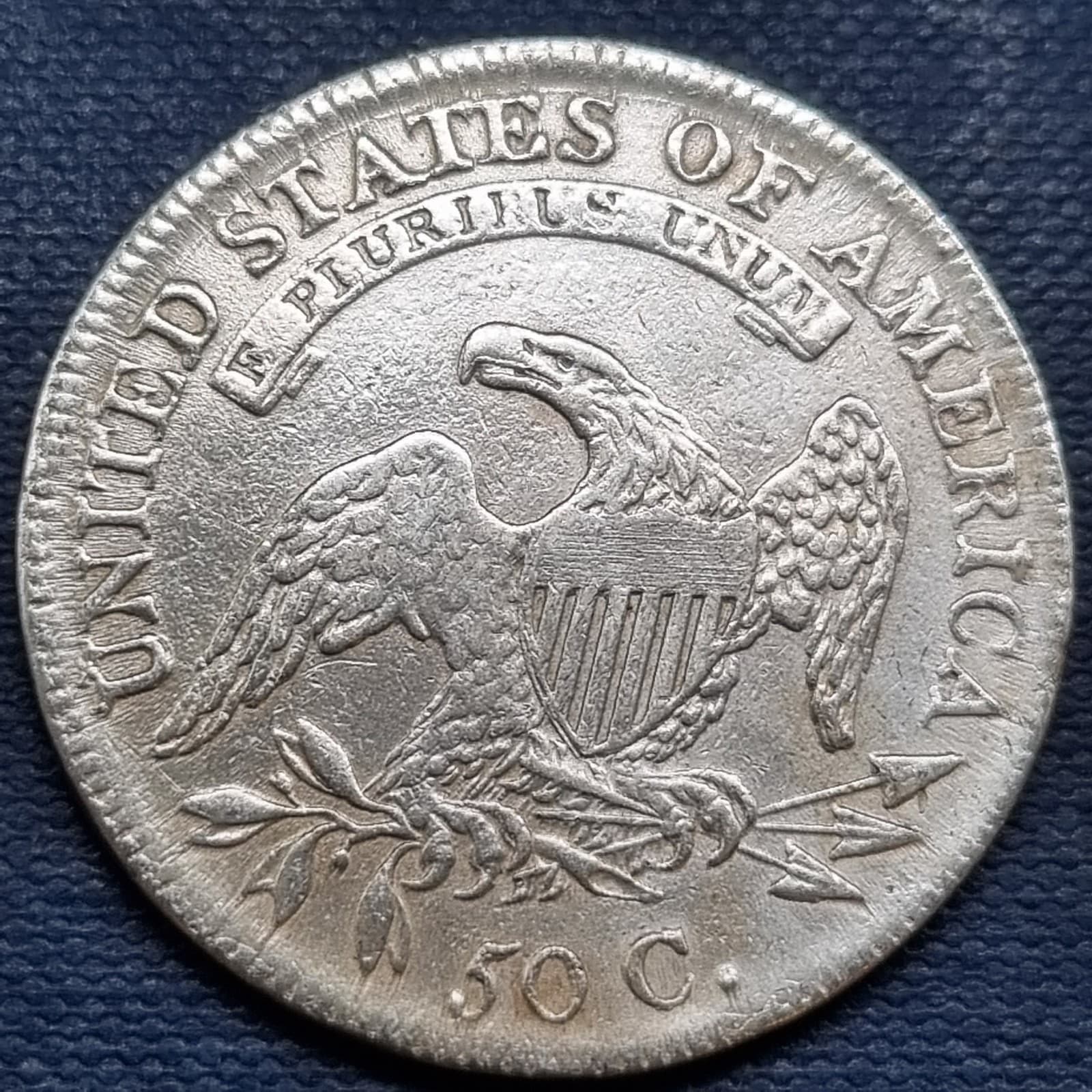 1807 Capped Bust Half Dollar 50c High Grade XF - AU #93683 2