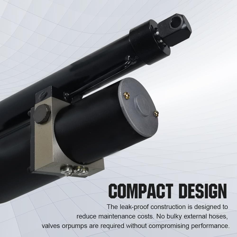 DC 12V Hydraulic Linear Actuator 8" Stroke Length 1700Lbs Linear Actuators 4