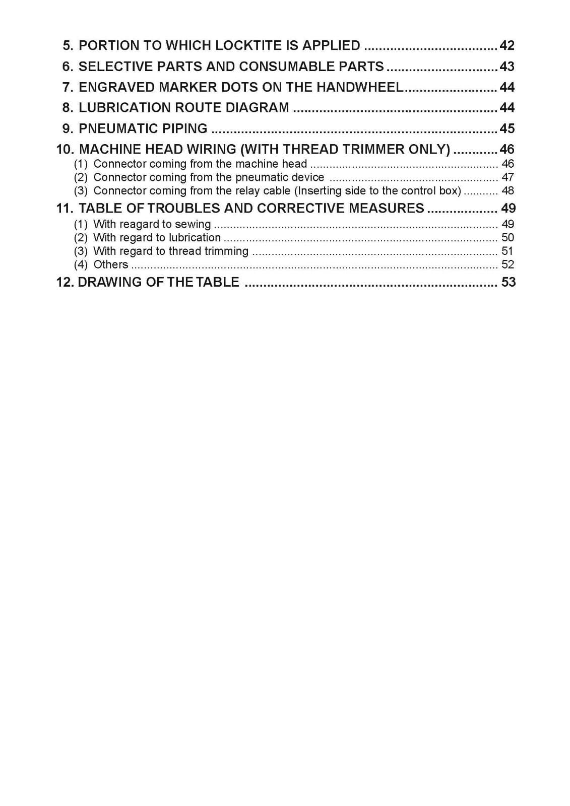 JUKI DNU-1541-7 Service Engineer Manual Coil Bound Reprint 5