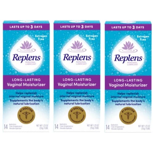 Replens Long Lasting Vaginal Moisturizer 14 Applications - 35g Ea (Pack of 3)