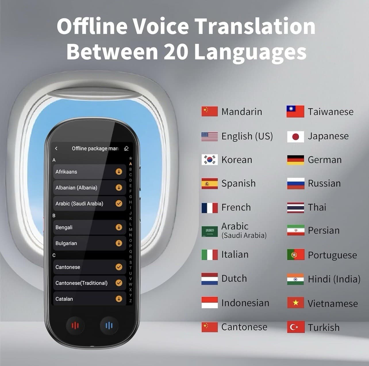 Language Translator Device No WiFi Needed 150+ Languages Instant Two Way Voice 4