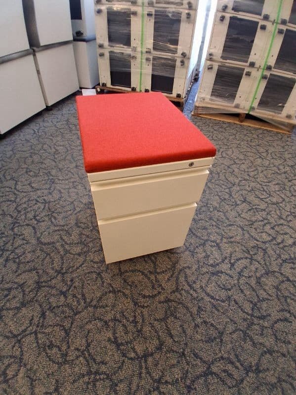Herman Miller Pedestal Cabinet With Cushion And Key 2