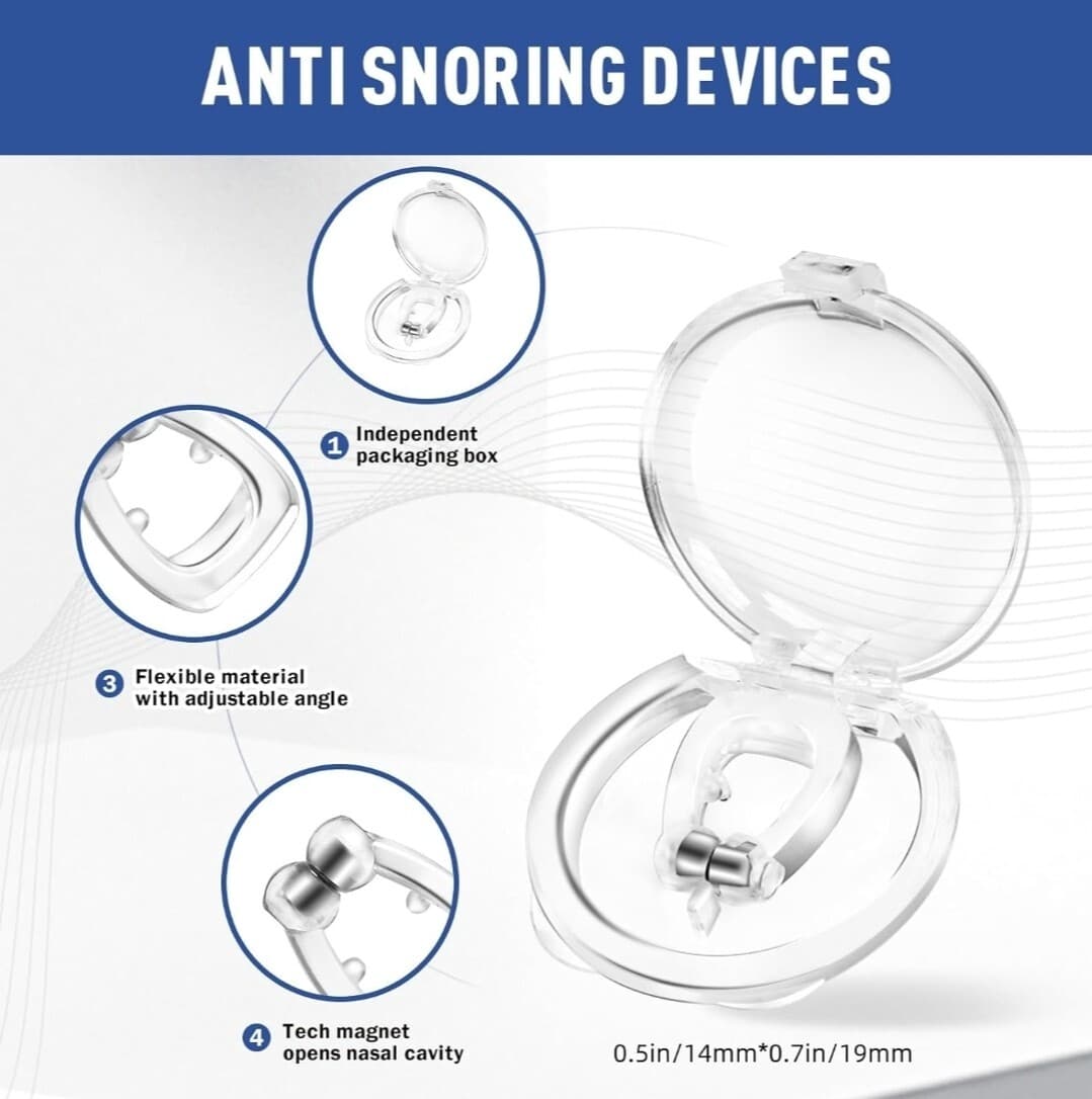 Dispositivo Aparato Para Dejar De Roncar Antirronquidos Para La Nariz Efectivo 2