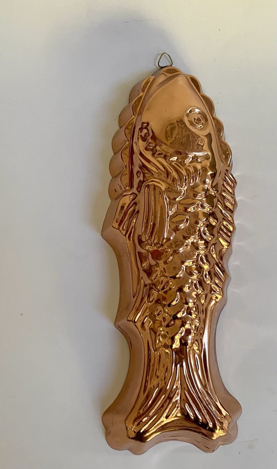 Exceptional Copper Fish Mold, 12”. , Great Condition Sturdy 4