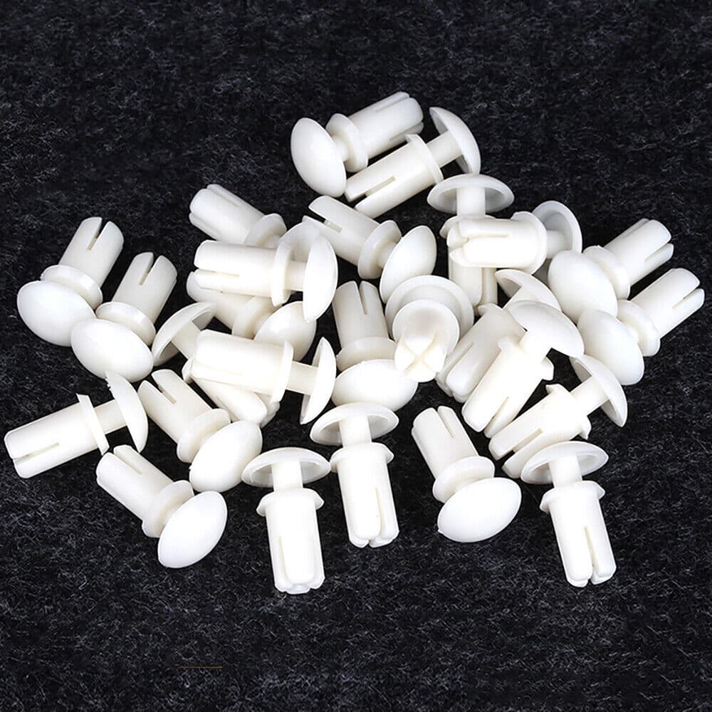 US Stock 100pc R3035 Nylon Push-Type Rivets Black Plastic Letter Rivets M3X3.5mm