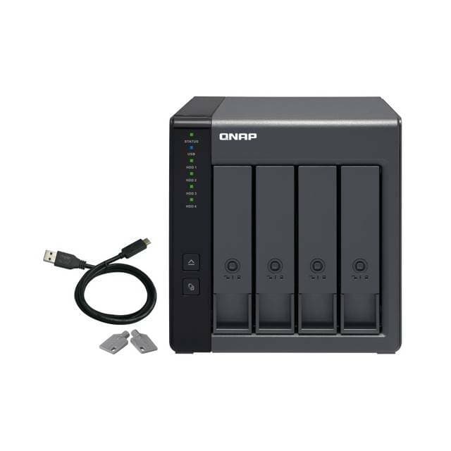 QNAP TR-004-US SATA2 4-Bay Tower RAID Expansion Enclosure for both NAS and 2