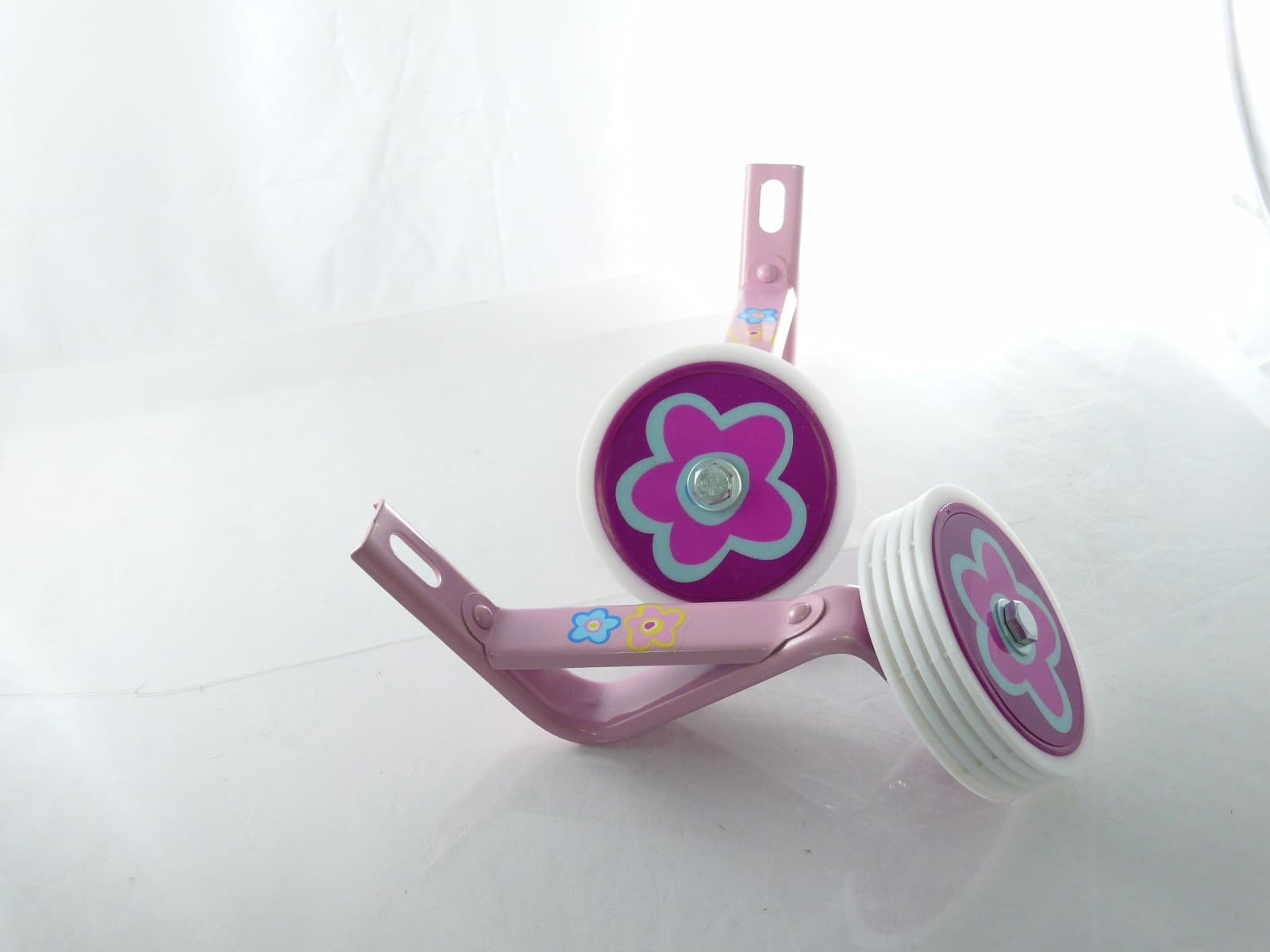  Kids girl Bicycle Heavy Duty Training Wheels for  14"  Bike Children pink  4